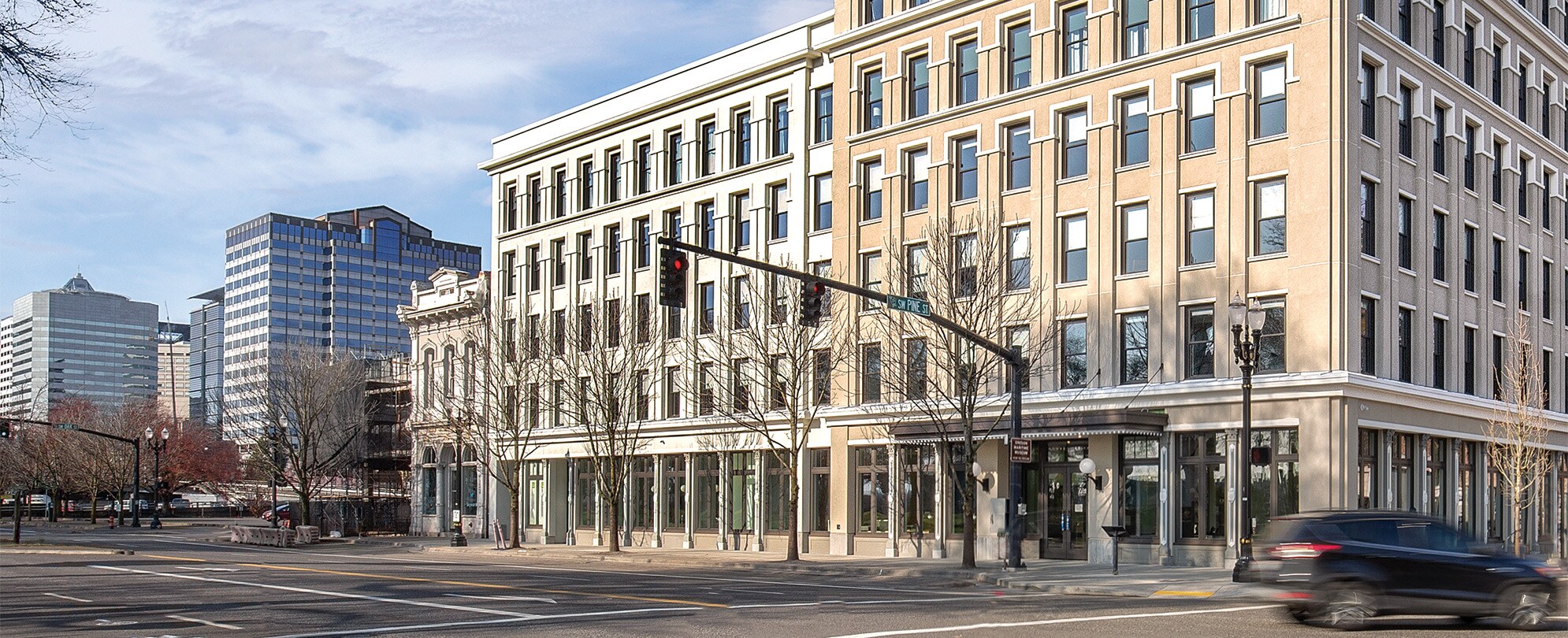 The outside of WorldMark Portland - Waterfront Park in Portland, Oregon.